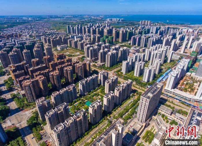 資料圖：航拍某房地產(chǎn)項目。 駱云飛 攝